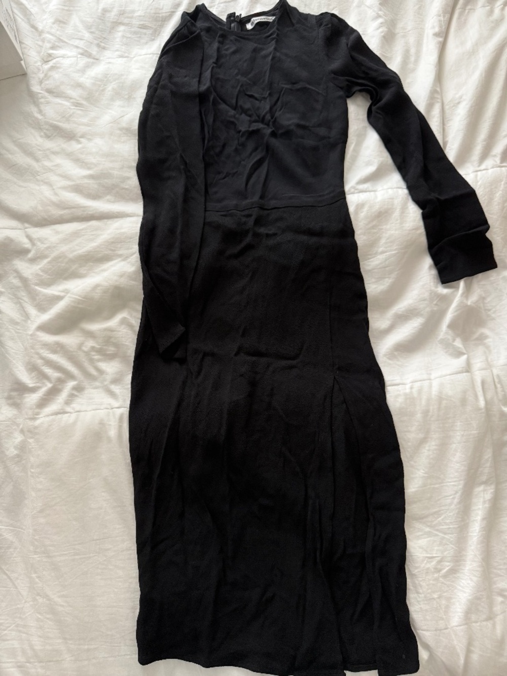 Reformation black dress 0